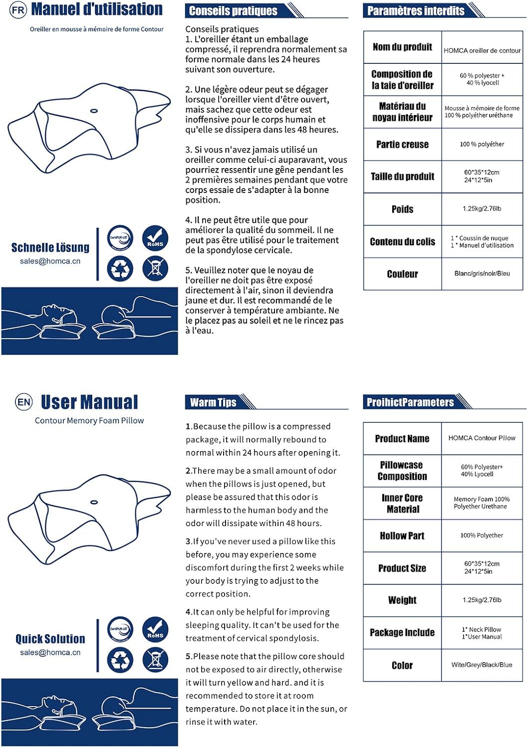 Nice Neck Cervical Support Pillow