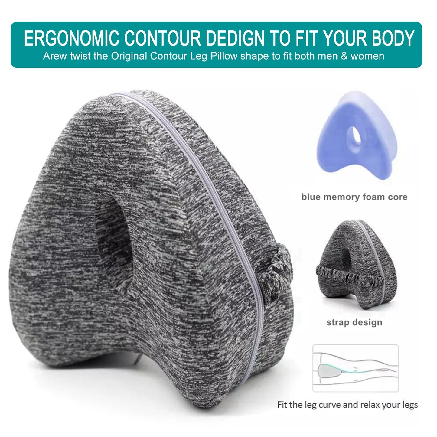 Nice Neck Orthopedic Leg Pillow for Sleeping